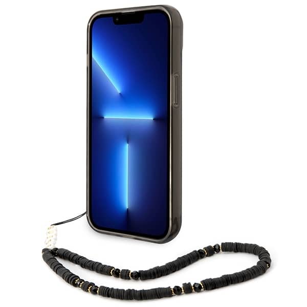 Guess Translucent Pearl Strap - θήκη για Apple iPhone 14 - Μαύρο - Image 4