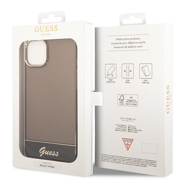 Guess Translucent - θήκη για Apple iPhone 14 Plus - Μαύρο - Image 8