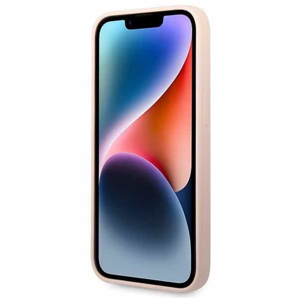Guess Silicone Triangle - θήκη για Apple iPhone 14 Plus - Ροζ - Image 5