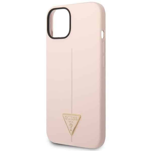 Guess Silicone Triangle - θήκη για Apple iPhone 14 Plus - Ροζ - Image 6