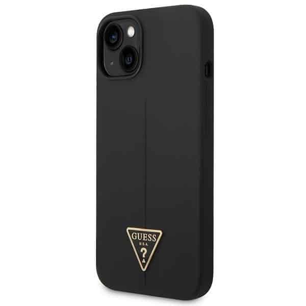 Guess Silicone Triangle - θήκη για Apple iPhone 14 Plus - Μαύρο - Image 2