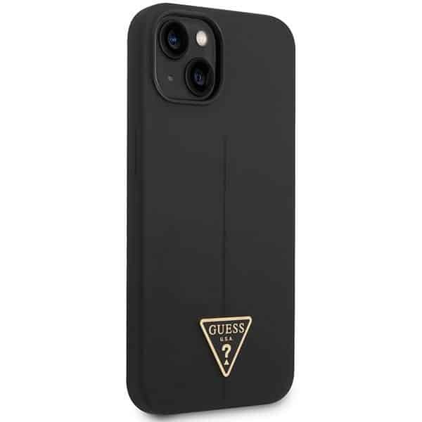 Guess Silicone Triangle - θήκη για Apple iPhone 14 Plus - Μαύρο - Image 4