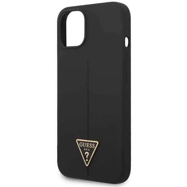 Guess Silicone Triangle - θήκη για Apple iPhone 14 Plus - Μαύρο - Image 6