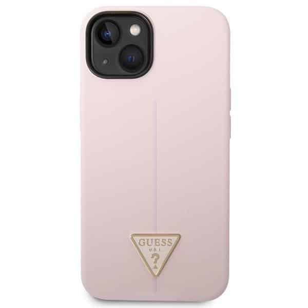 Guess Silicone Triangle - θήκη για Apple iPhone 14 Plus - Μωβ - Image 3