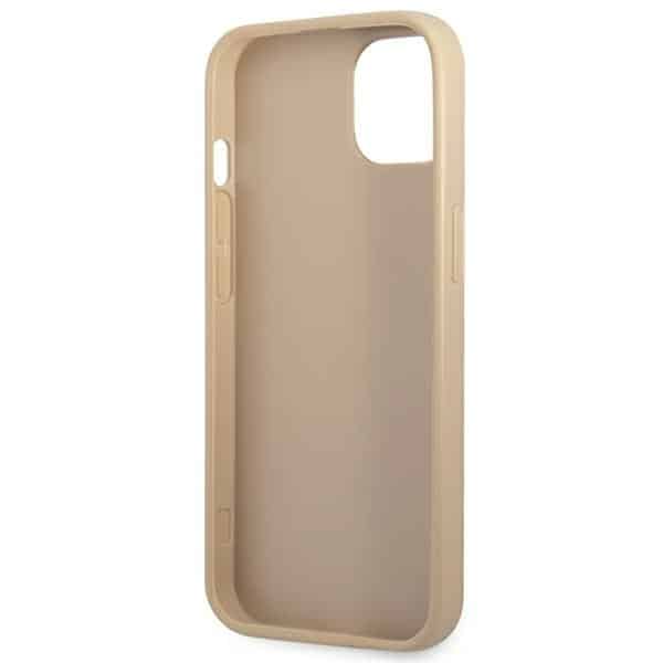 Guess SaffianoTriangle Logo - θήκη για Apple iPhone 14 Plus - Μπεζ - Image 7