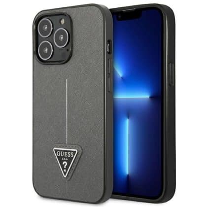Guess SaffianoTriangle Logo - θήκη για Apple iPhone 14 Pro Max - Διάφανο