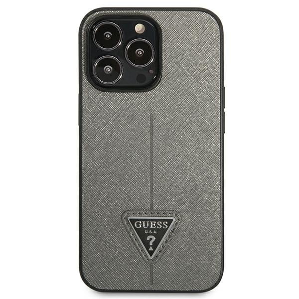 Guess SaffianoTriangle Logo - θήκη για Apple iPhone 14 Pro Max - Διάφανο - Image 3