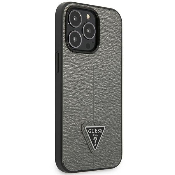 Guess SaffianoTriangle Logo - θήκη για Apple iPhone 14 Pro Max - Διάφανο - Image 4