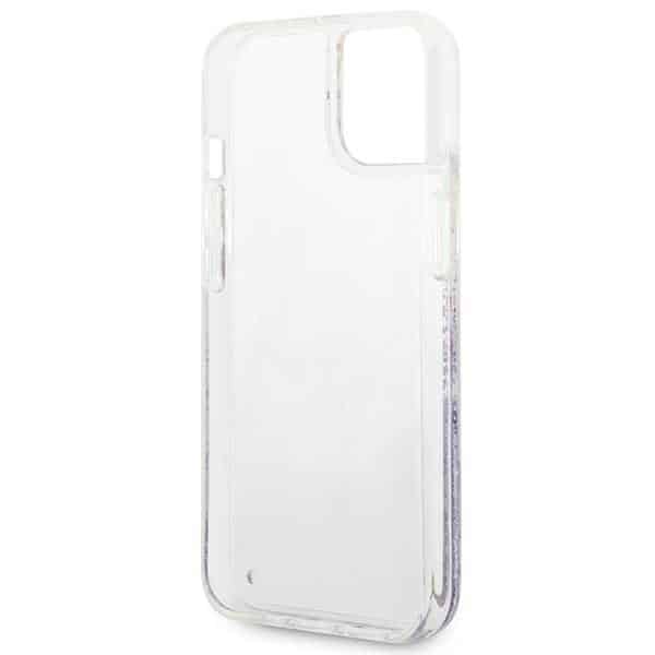 Guess Flower Liquid Glitter - θήκη για Apple iPhone 14 Plus - Μωβ - Image 7