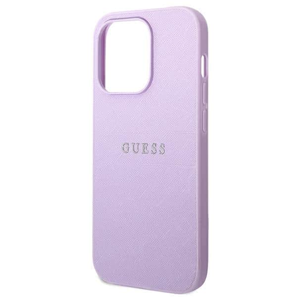 Guess Saffiano Strap - θήκη για Apple iPhone 14 Pro - Μωβ - Image 6