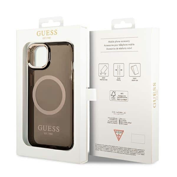 Guess Translucent - θήκη για Apple iPhone 14 Plus - Μαύρο - Image 8