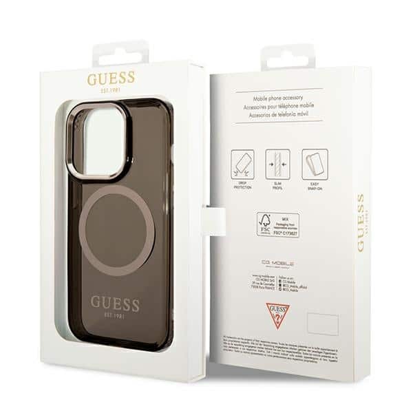 Guess Translucent - θήκη για Apple iPhone 14 Pro Max - Μαύρο - Image 8