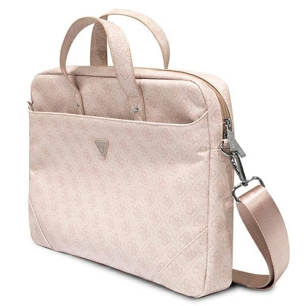 Guess Τσάντα GUCB15P4TP 16" ροζ/ pink Saffiano 4G Triangle Logo - Image 2
