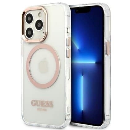 Guess Metal Outline Magsafe - θήκη για Apple iPhone 13 Pro Max - Διάφανο