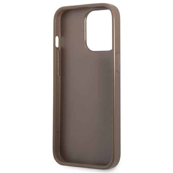 Guess Triangle Logo Cardslot - θήκη για Apple iPhone 13 Pro / - Καφέ - Image 7