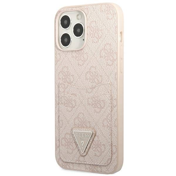 Guess Triangle Logo Cardslot - θήκη για Apple iPhone 13 Pro / - Ροζ - Image 2