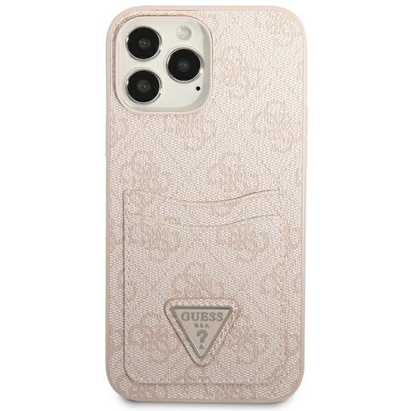 Guess Triangle Logo Cardslot - θήκη για Apple iPhone 13 Pro / - Ροζ - Image 3