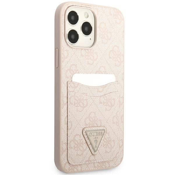Guess Triangle Logo Cardslot - θήκη για Apple iPhone 13 Pro / - Ροζ - Image 4