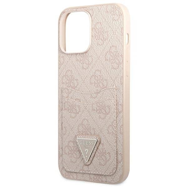 Guess Triangle Logo Cardslot - θήκη για Apple iPhone 13 Pro / - Ροζ - Image 6