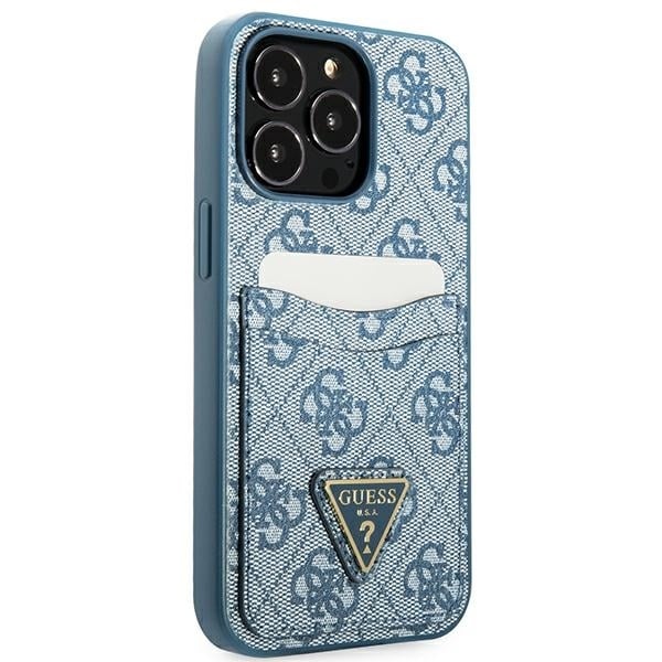Guess Triangle Logo Cardslot - θήκη για Apple iPhone 13 Pro / - Μπλε - Image 4