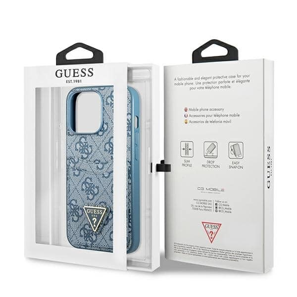 Guess Triangle Logo Cardslot - θήκη για Apple iPhone 13 Pro / - Μπλε - Image 8