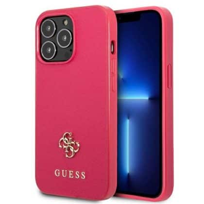 Guess Metal Logo - θήκη για Apple iPhone 13 Pro / - Ροζ