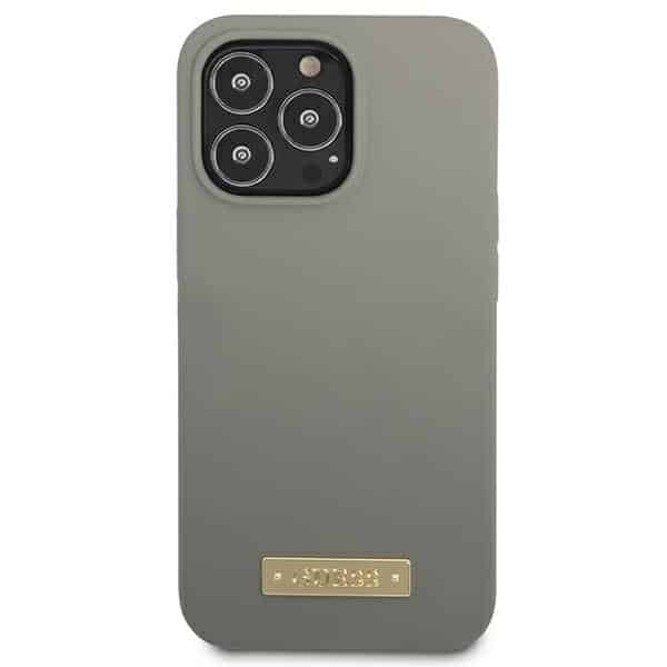Guess Silicone Logo Plate MagSafe - θήκη για Apple iPhone 13 Pro / - Γκρι - Image 3