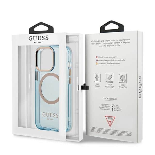 Guess Translucent - Apple iPhone 13 Pro Max - Μπλε - Image 8