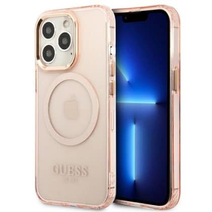 Guess Translucent - θήκη για Apple iPhone 13 Pro / - Ροζ