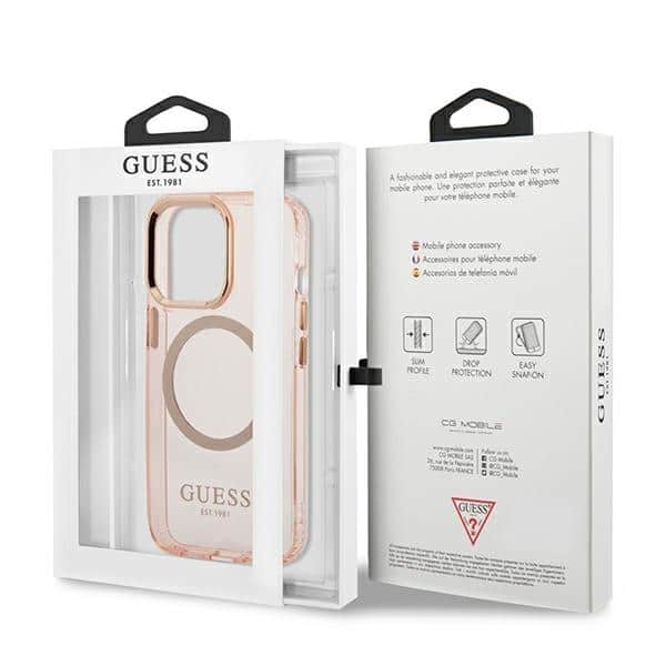 Guess Translucent - θήκη για Apple iPhone 13 Pro / - Ροζ - Image 8