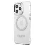 Guess Metal Outline MagSafe - Apple iPhone 13 Pro / - Ασημί - Image 2