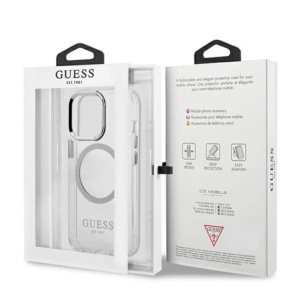 Guess Metal Outline MagSafe - θήκη για Apple iPhone 13 Pro / - Διάφανο - Image 8