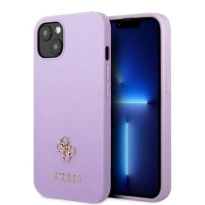 Guess Metal Logo - θήκη για Apple iPhone 13 mini - Μωβ