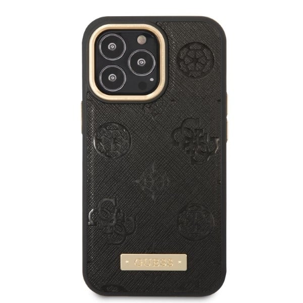 Guess Peony Logo Plate MagSafe - θήκη για Apple iPhone 13 Pro / - Μαύρο - Image 3
