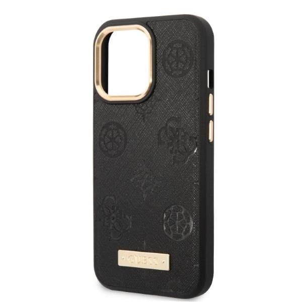 Guess Peony Logo Plate MagSafe - θήκη για Apple iPhone 13 Pro / - Μαύρο - Image 6