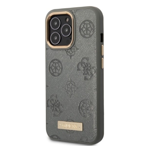 Guess Peony Logo Plate MagSafe - θήκη για Apple iPhone 13 Pro / - Γκρι - Image 2