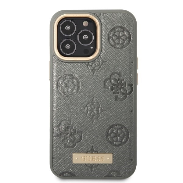 Guess Peony Logo Plate MagSafe - θήκη για Apple iPhone 13 Pro / - Γκρι - Image 3
