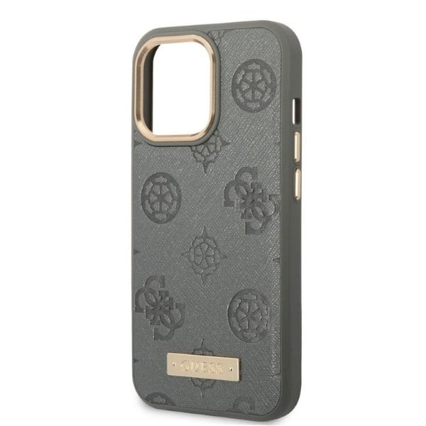 Guess Peony Logo Plate MagSafe - θήκη για Apple iPhone 13 Pro / - Γκρι - Image 6