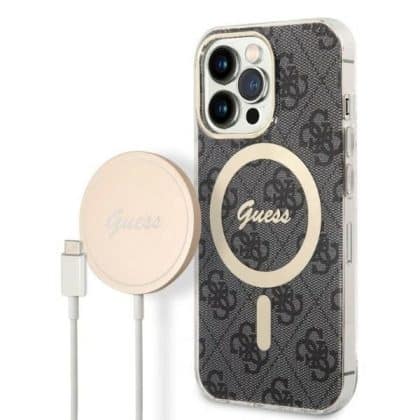 Guess Print MagSafe - θήκη για Apple iPhone 13 Pro - Μαύρο