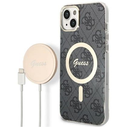 Guess Print MagSafe - Apple iPhone 14 Plus / 15 - Μαύρο