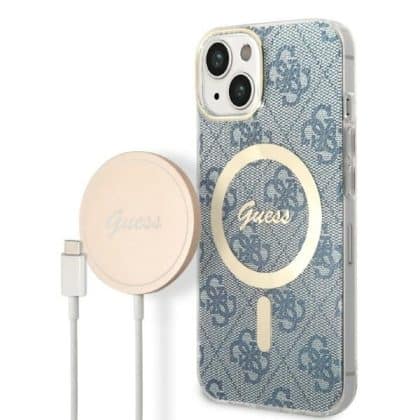 Guess Print MagSafe - Apple iPhone 14 / 15 13 - Μπλε