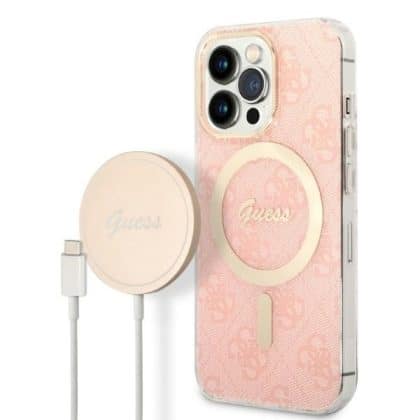 Guess Guess 4G Print - θήκη για Apple iPhone 13 Pro Max - Ροζ