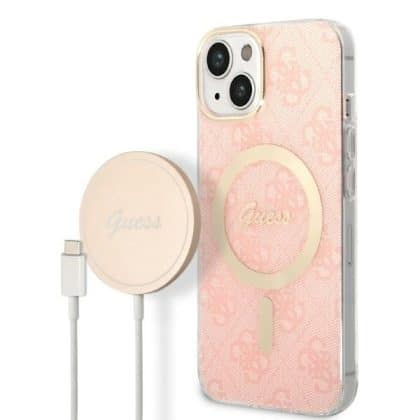 Guess Print MagSafe - Apple iPhone 14 Plus / 15 - Ροζ