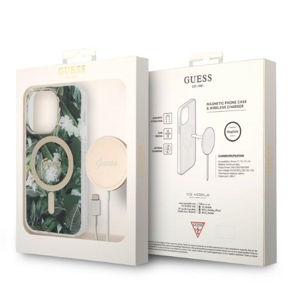 Guess Jungle MagSafe - θήκη για Apple iPhone 14 Pro - Πράσινο - Image 10