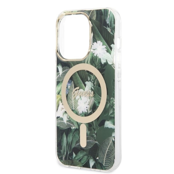 Guess Jungle MagSafe - θήκη για Apple iPhone 14 Pro - Πράσινο - Image 6