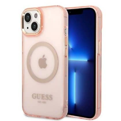 Guess Translucent - θήκη για Apple iPhone 14 Plus - Ροζ