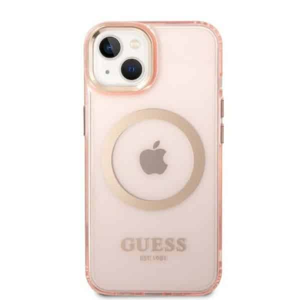 Guess Translucent - θήκη για Apple iPhone 14 Plus - Ροζ - Image 3