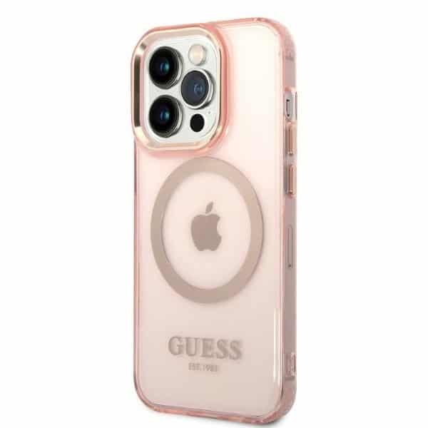 Guess Translucent - θήκη για Apple iPhone 14 Pro - Ροζ - Image 2