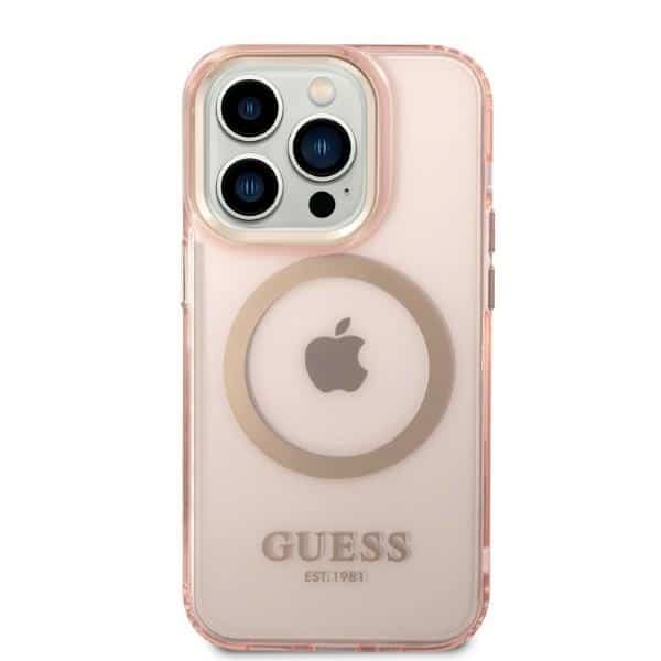 Guess Translucent - θήκη για Apple iPhone 14 Pro - Ροζ - Image 3