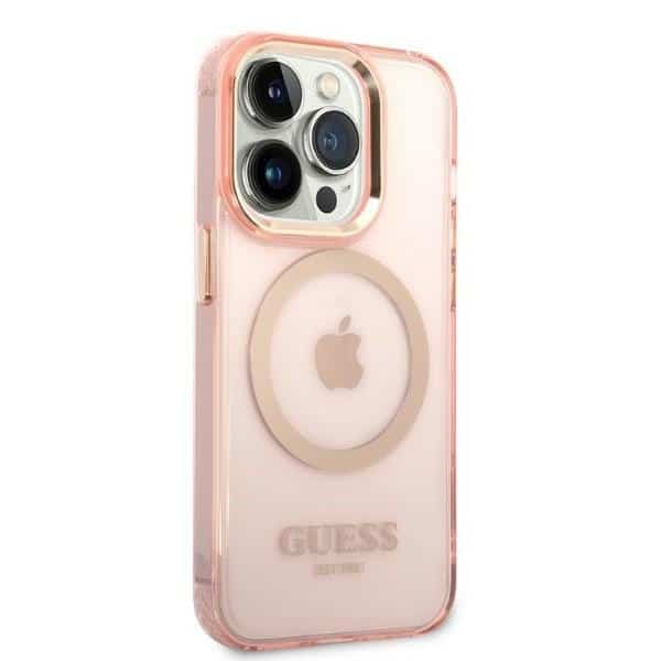 Guess Translucent - θήκη για Apple iPhone 14 Pro - Ροζ - Image 4